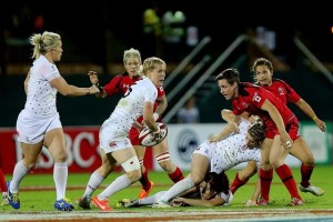 Grown women ripping into each other. Can't think why I never played rugby [Pic: www.thenational.ae]